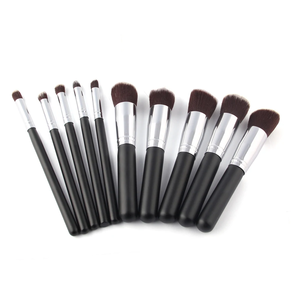 VANDER 10Pcs Makeup Brushes Set Cosmetic Blusher Foundation Highlighter Eye Shadow Brushes Powder Brushes Set Tools Kit  (4)