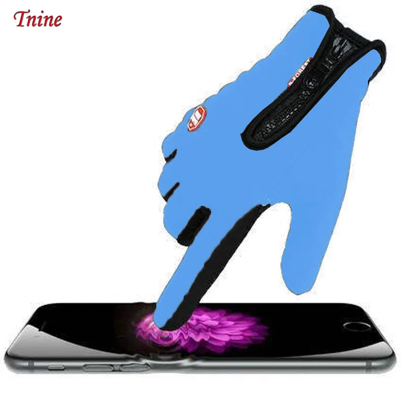 

New Winter Heat Thermal Gloves Touch Screen Gloves Driving Gloves Cycling Gloves for Men Women Anti-slip Waterproof Gloves Blue
