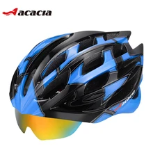 ACACIA 32 Hole Ultralight Mountain Bike Bicycle Helmet With 3 Lens Glasses Bicicleta Unisex Casco Ciclismo Cycling Helmet 15164