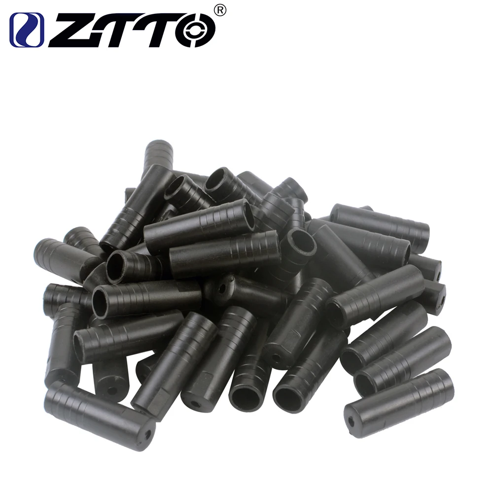 ZTTO 10 قطعة الدراجة البلاستيك التحول كابل الإسكان الطويق نهاية قبعات ينتهي نصائح كاب تجعيد دراجة أجزاء