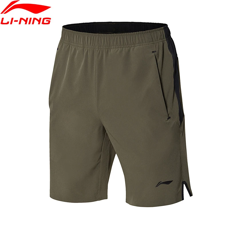 

Li-Ning 2018 Men Training Shorts Regular Fit 86% Polyester 14% Spandex Soft Li Ning Comfort Sports Shorts AKSN009