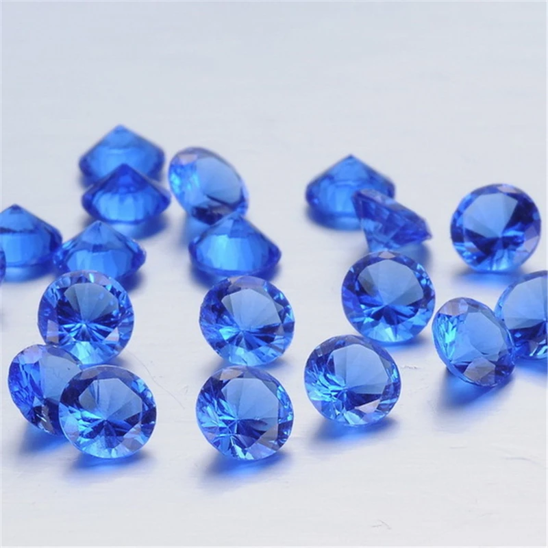 BOAKO 100pcs/pack Zircon Stone Mixed Color Birthstone Crystal Cubic Zirconia Stone Beads For DIY Jewelry Making Accessory B5