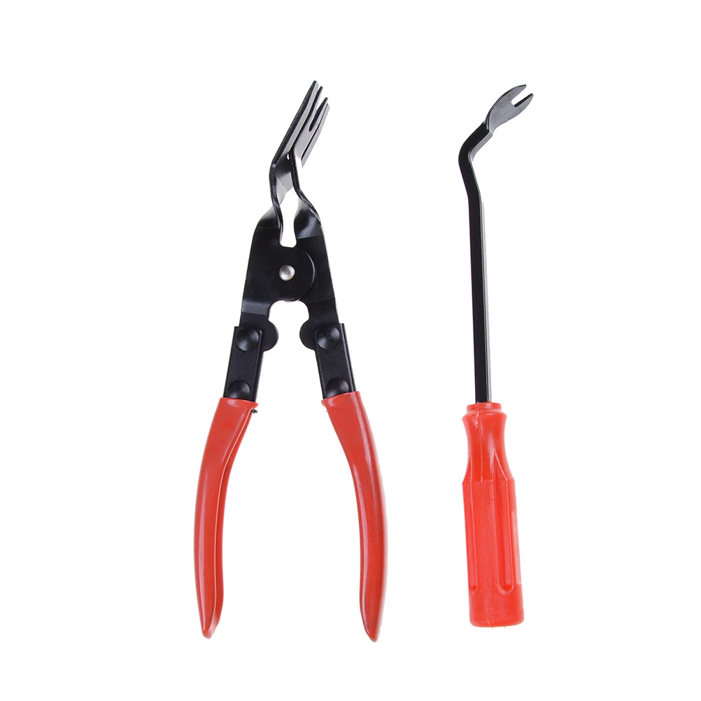 2PCS Car Door Removal Remover Pliers Pry Bar Tool Auto Car Bike Door Card Panel Trim Clip  New Arrival