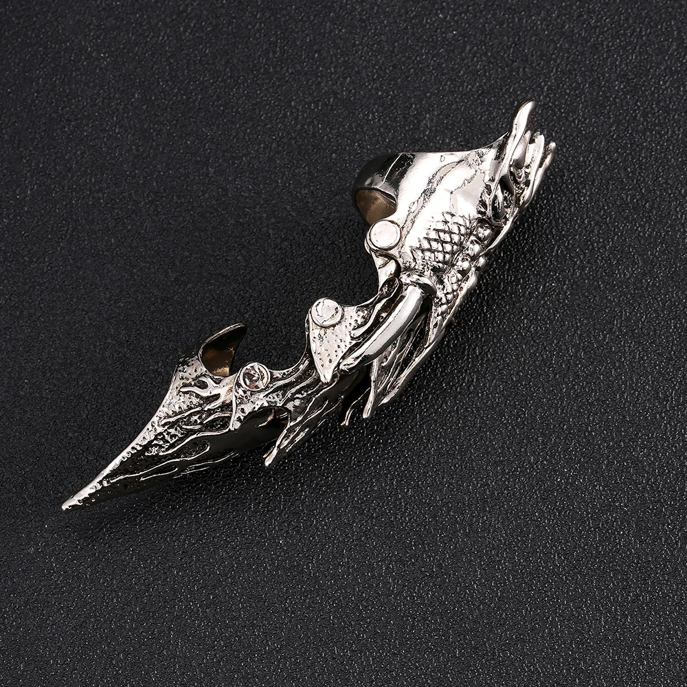 Dragon Ring for Men - Fashionable Punk Alloy Silver Jewelry Accessory image 5