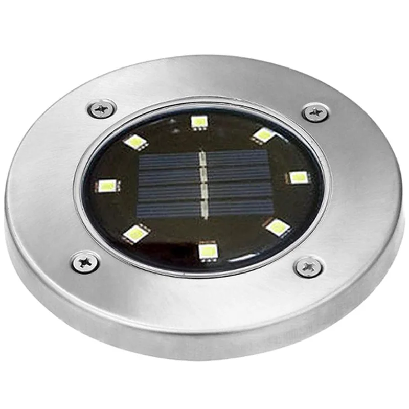 

8 LED Solar Underground Light Outdoor Lawn Garden Land courtyard Lighting Decoration Waterproof underground Lamp
