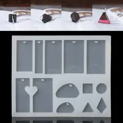 DIY силиконовая форма для ювелирных изделий кулон решений литейной формы инструмент Craft смолы Цепочки и ожерелья