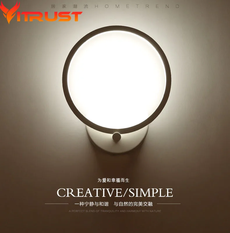 

Modern LED Wall Lamp Bedside Lighting Lamps Abajur trapverlichting Bedroom Bedside lumiere interieur maison Porch wall sconce