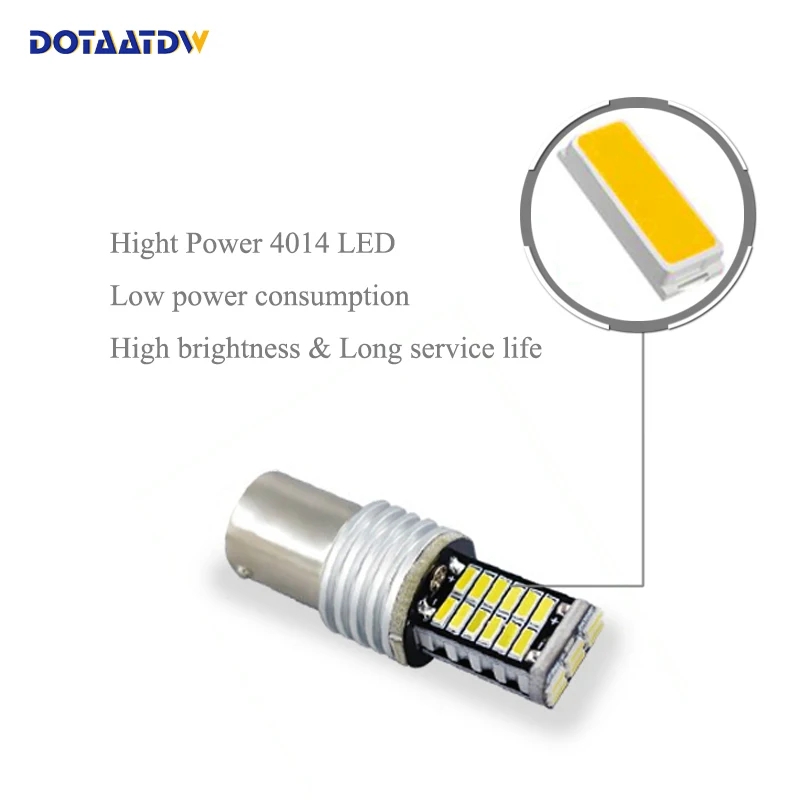 Dotaatdw 1x1156 P21W Canbus Нет Ошибка светодиодный заднего хода хвост светильник лампы для Volkswagen Passat B1 B2 B4 B3 B5 B6 T4 T5