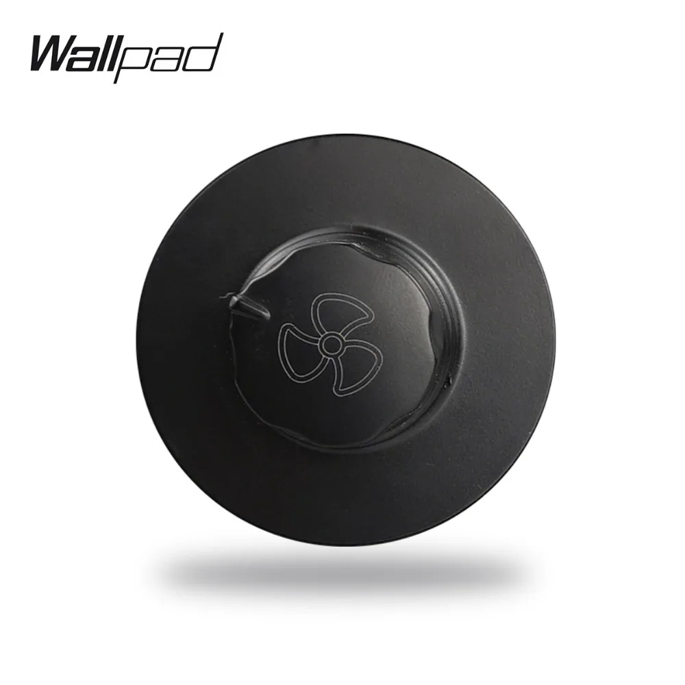 

Wallpad L6 Modular Fan Speed Regulator Switch Black White 450W Brightness Regulator Rotate DIY Free Combination