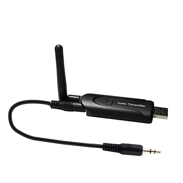 US $6.81 USB 3.5mm Wireless Bluetooth 4.0 A2DP Stereo Music Audio Transmitter Sender for Laptop PC TV Blueto