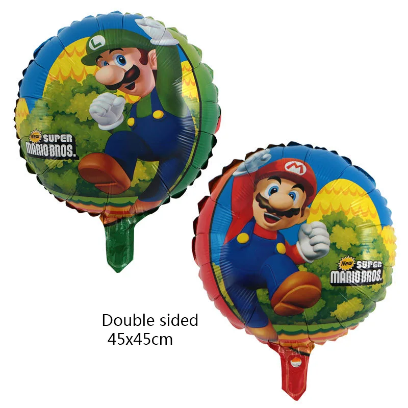 Us 205 40 Off5pcslot 18inch Super Mario Foil Balloons Happy Birthday Party Balloons Decoration Classic Toys Mario Brothers Mylar Balloons In - planet balloons roblox