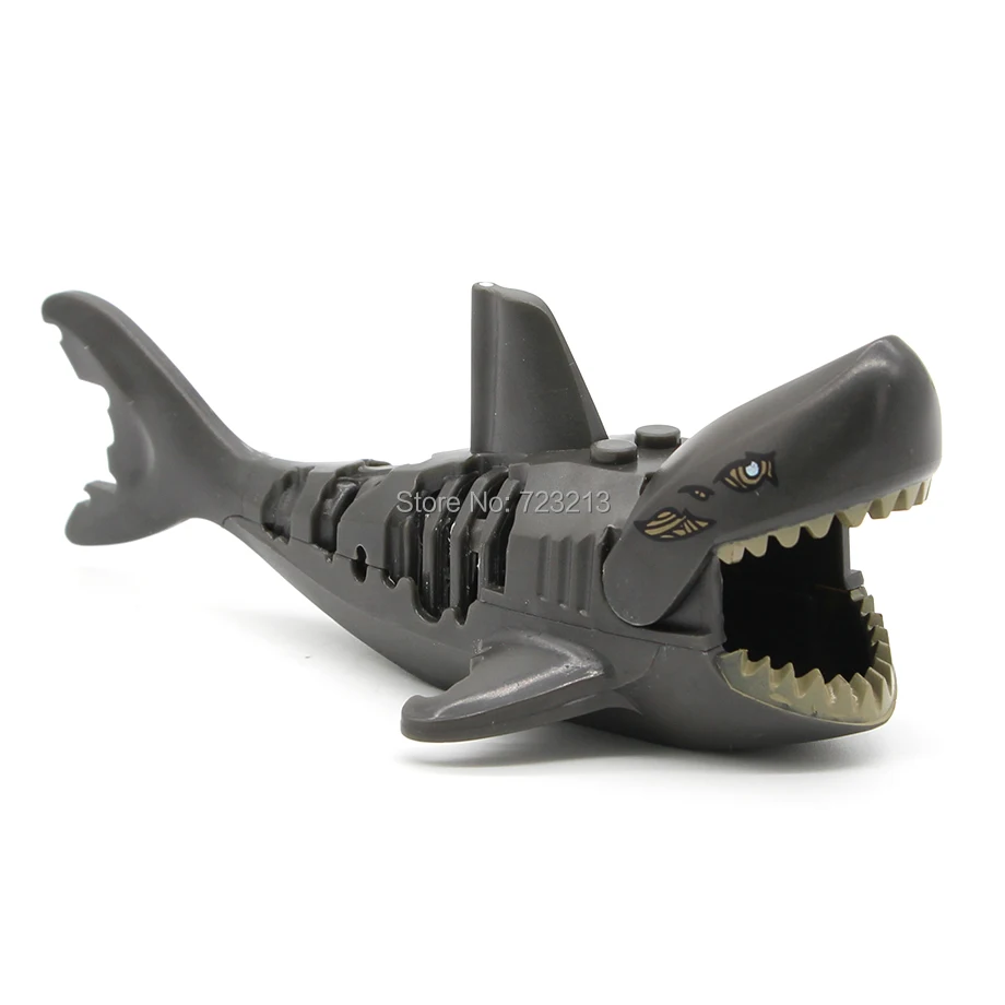 Ghost Zombie Shark Block Pirates of the Caribbean Single Sale Jack PG1008 Building Blocks Set Model Bricks Toys for Children
