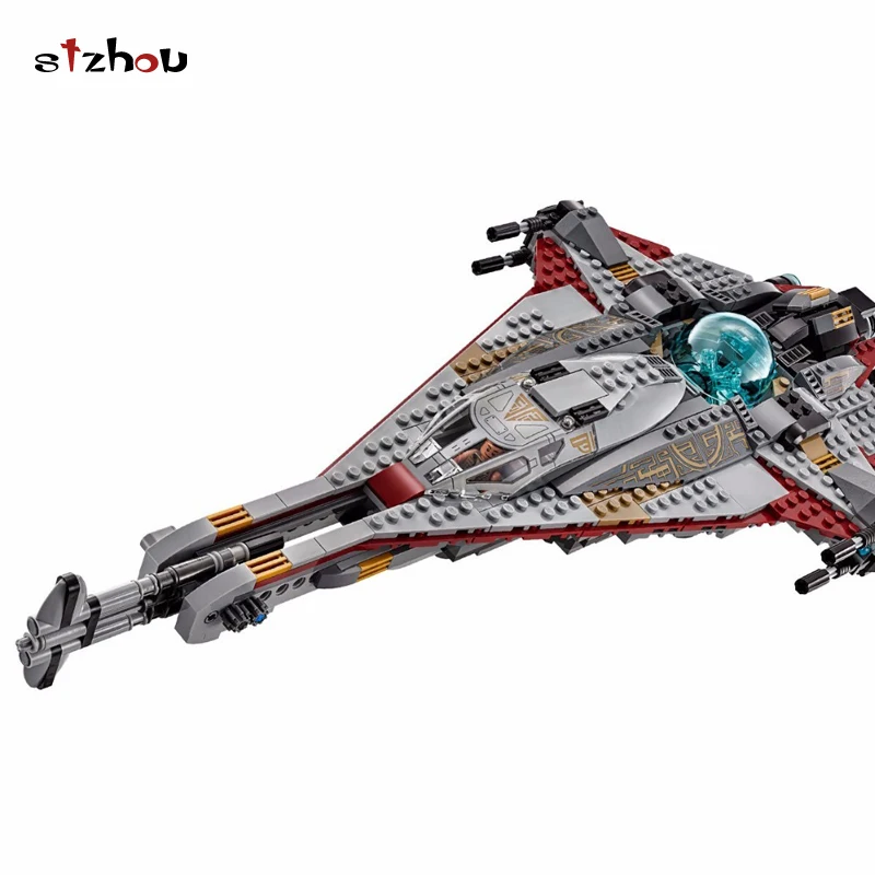 

Stzhou 05113 Star Wars Series The Arrowhead 800Pcs Mini Bricks Set Fighters Building Blocks Toys For Children Gift 75186 Legoing