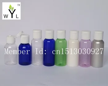 

30ML empty PET plastic travel container bottle with flip top cap,sample bottles cosmetic packaging empty refillable bottle WYL