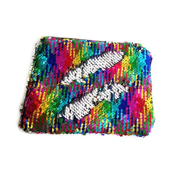 

Women Zipper Sequins Handbag Fashion Makeup Bag Shining Lightweight Clutch Large Capacity Practical Pouch Evening Party