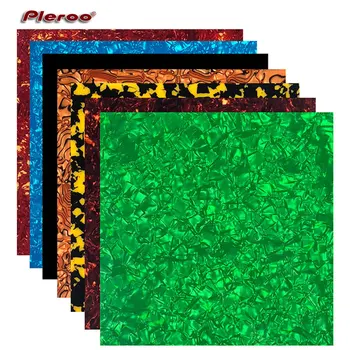 24cmx22cm Quality Acoustic Guitar Pickguard Celluloid Material Blank Sheet Self Adhesive Scratch Plate Various Colors Available professional guitar accessories drop bird shaped pickguard folk acoustic self adhesive pick guard sticker scratch plate
