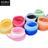 1Pair Colorful Shoelaces Candy Gradient Print Flat Canvas Shoe Lace Shoes Casual Chromatic Colour Shoelaces ► Photo 1/6