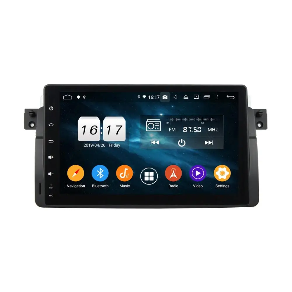 Top DSP 4GB RAM Octa Core 9" Android 9.0 Car dvd Player for BMW E46 M3 1998-2005 GPS Radio Bluetooth 4.2 WIFI USB Mirror Iink 1