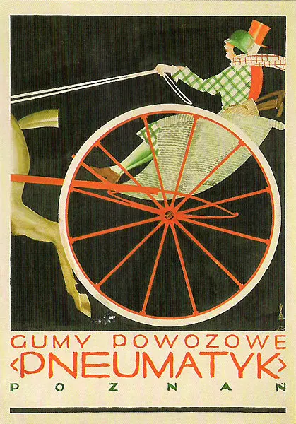 Литературные новости (1925) Польский польский Ретро винтажный декоративный плакат