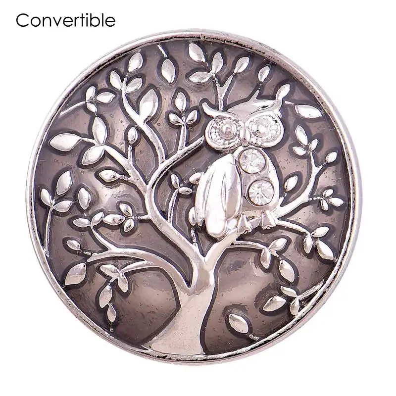 

Rivca Pearl Cameo life tree owl crystal Rhinestone magnetic brooch for Women Vintage Muslim Brooch magnetic pin accessory brooch