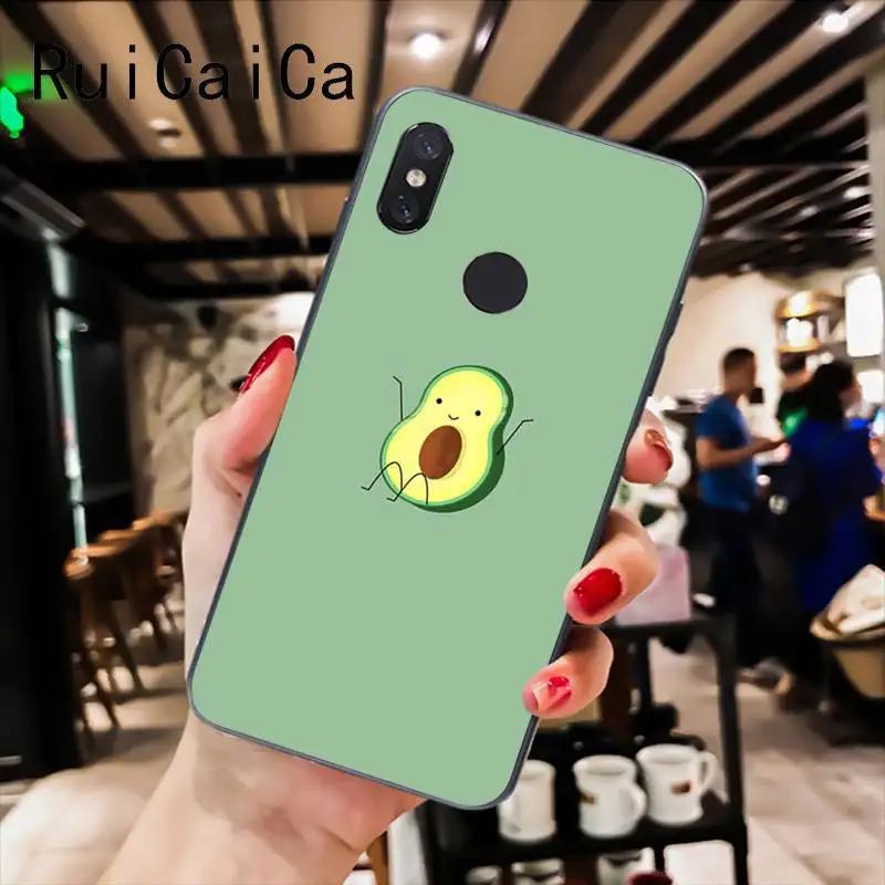 RuiCaiCa милый модный чехол для телефона с авокадо Xiaomi Mi 6 Mix2 Mix2S Note3 8 8SE Redmi 5 5Plus Note4 4X