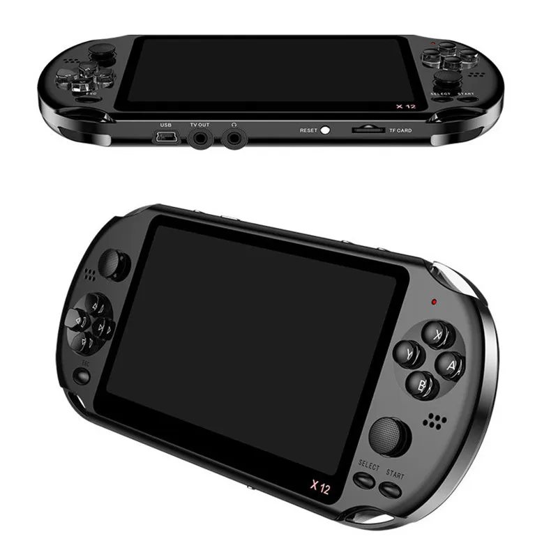 5.1 inch true color large screen handheld game console Dual rocker X12 