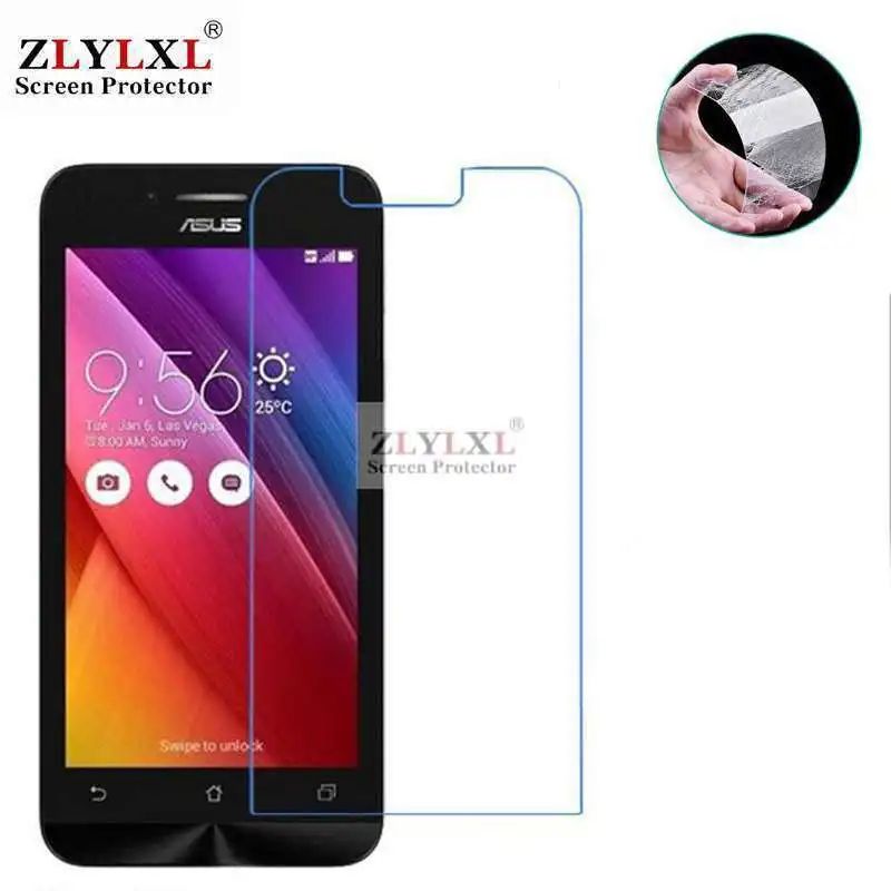 

2 pcs alot Tempered Glass phone screen protector for ASUS ZenFone Go ZC451TG Glass (edge no cover)