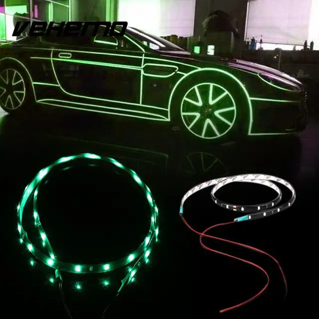 30led 60 CM SMD LED Grün Gebogen Neon Licht Lampen Glühen Motor ... 30led 60 CM SMD LED Grün Gebogen Neon Licht Lampen Glühen Motor ...