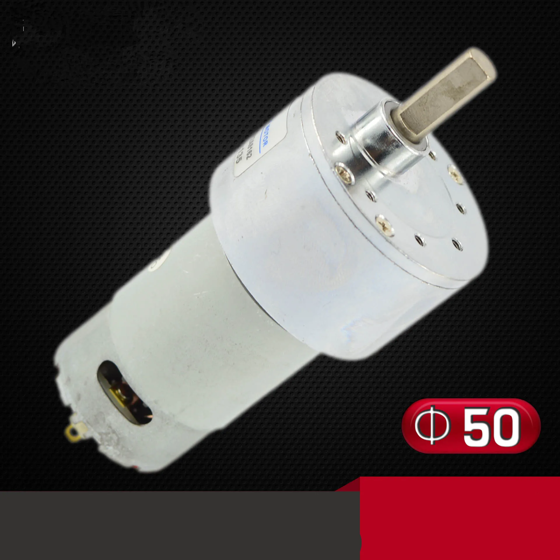 

ZGB50RH Gear Motor 50mm Miniature DC Gear Motor 12V 24V Eccentric Shaft Speed 20RPM 50RPM 135RPM LF1