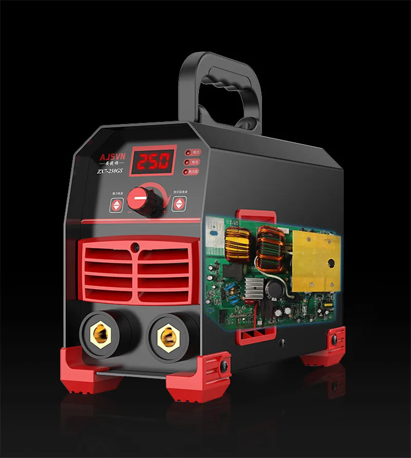 220V Регулируемый 20A 250A IGBT мини сварочный аппарат цифровой дисплей портативный