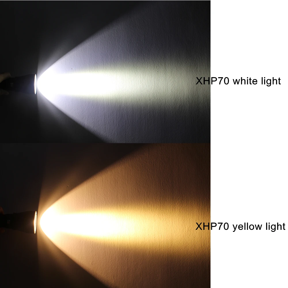 XHP70 XHP50 светодиодный фонарик для дайвинга 4200 люмен желтый/белый свет тактический Подводный фонарь водонепроницаемый фонарь
