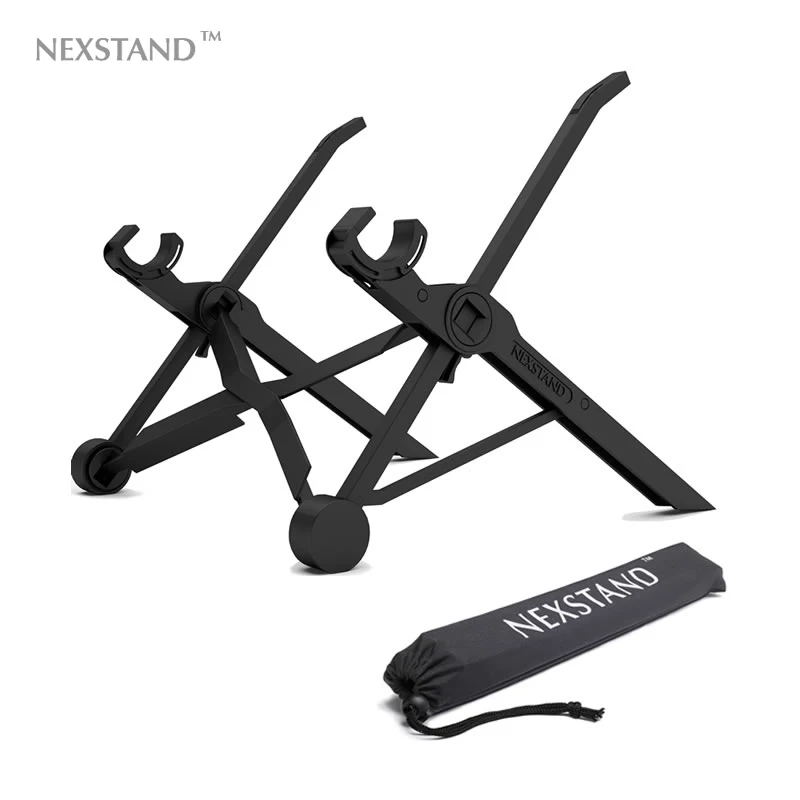 

Foldable K2 folding laptop lapdesk table pc stand support 11.6Inch or Larger size protection of cervical vertebra enhanced nylon