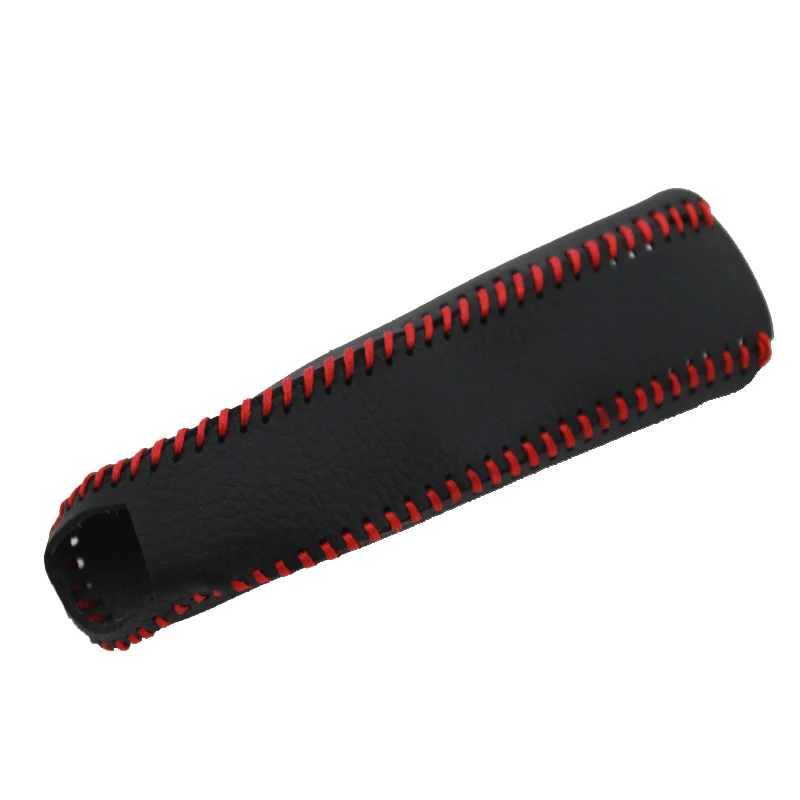 1Pcs/Set Fashion Car Black Leather Hand Brake Stitching Cover Protective Sleeve for CHEVROLET CRUZE 2009-2014 Accessories