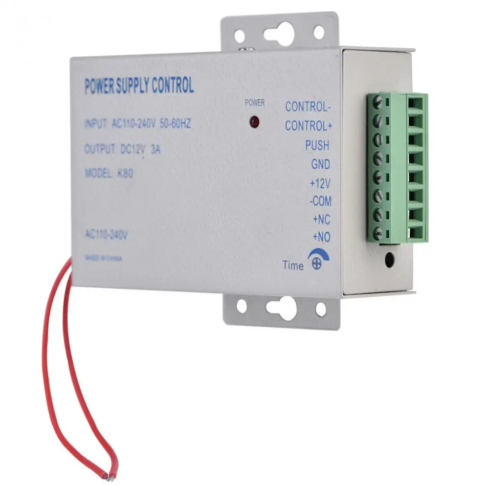 Входной AC110V 240V Выход DC 12V 3A 30W блок питания контроллер для система контроля