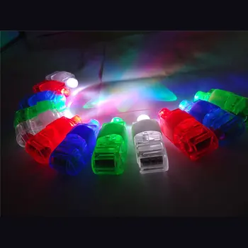 

50pcs/Lot LED Finger Lights Glowing Dazzle Colour Laser Emitting Lamps Wedding Celebration Festival Kid Birthday Party decor