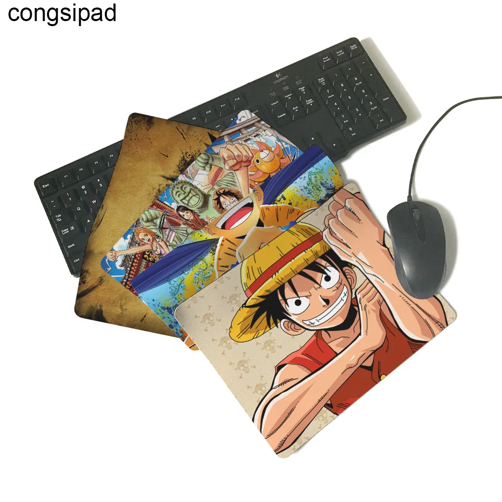 Congsipad One Piece Луффи обои компьютерная коврик для мыши коврики украшения рабочего