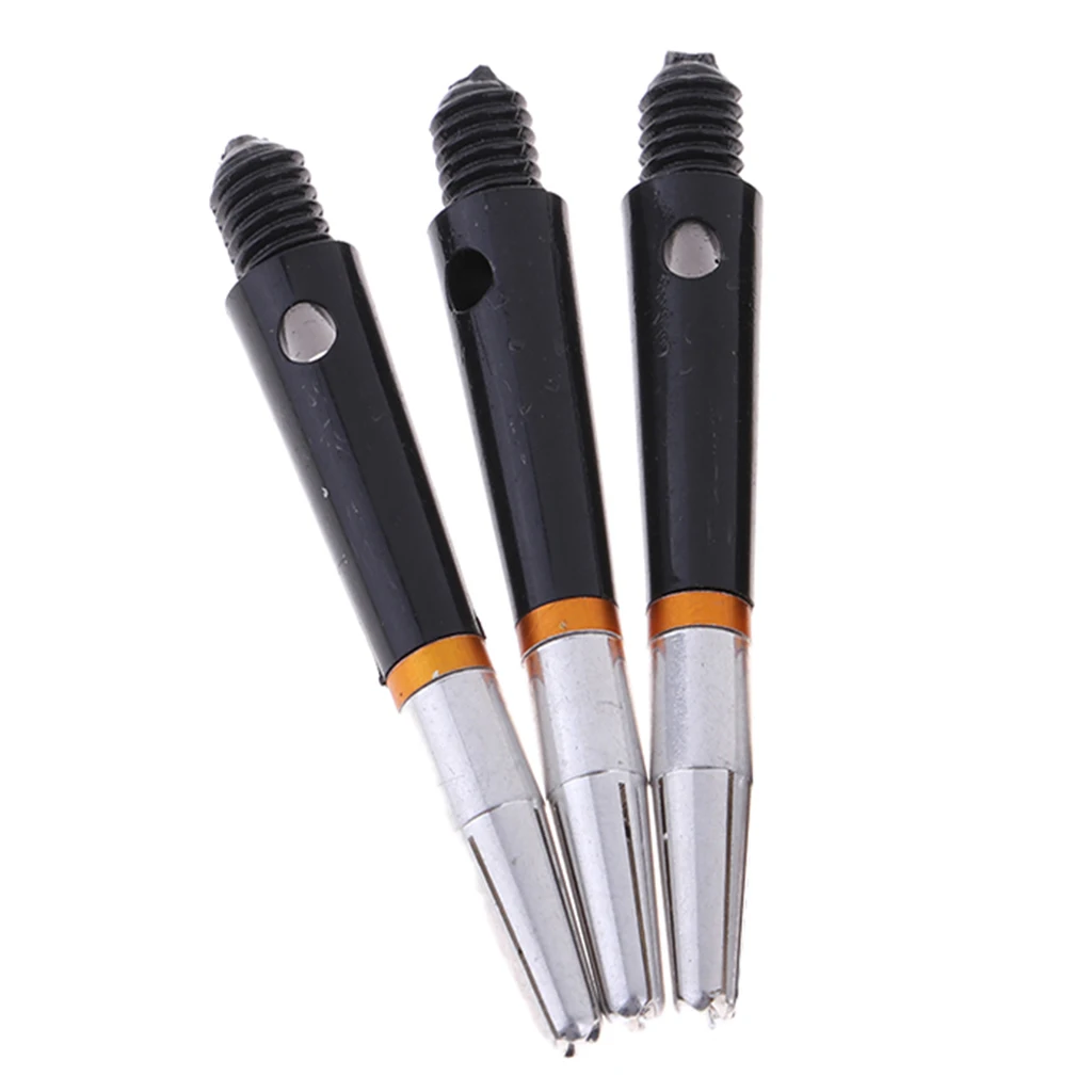 3pcs/Pack Aluminum Alloy Medium Darts Shafts Stems Replacing for Darts Maintain Fixing 45/35mm Aluminum Alloy Dart Shaft