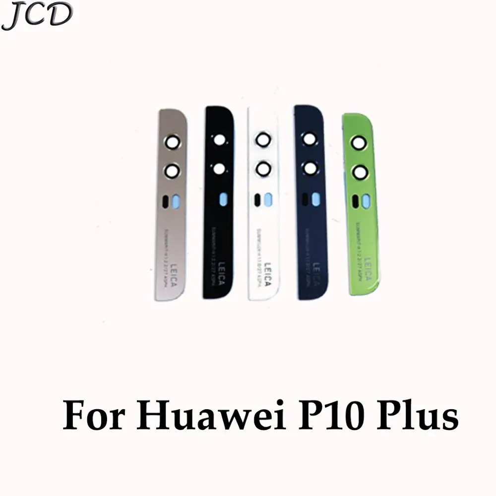 JCD задняя крышка Верхнее стекло для huawei Ascend P8 Lite P7 P9 P10 Plus P20 Pro камера вспышка объектив Запчасти для ремонта жилья с клеем