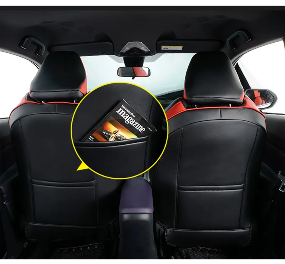 Весь передний задний чехол для сиденья для Toyota CHR аксессуары безопасности воздушная подушка сиденья Защитная крышка для Toyota C-HR