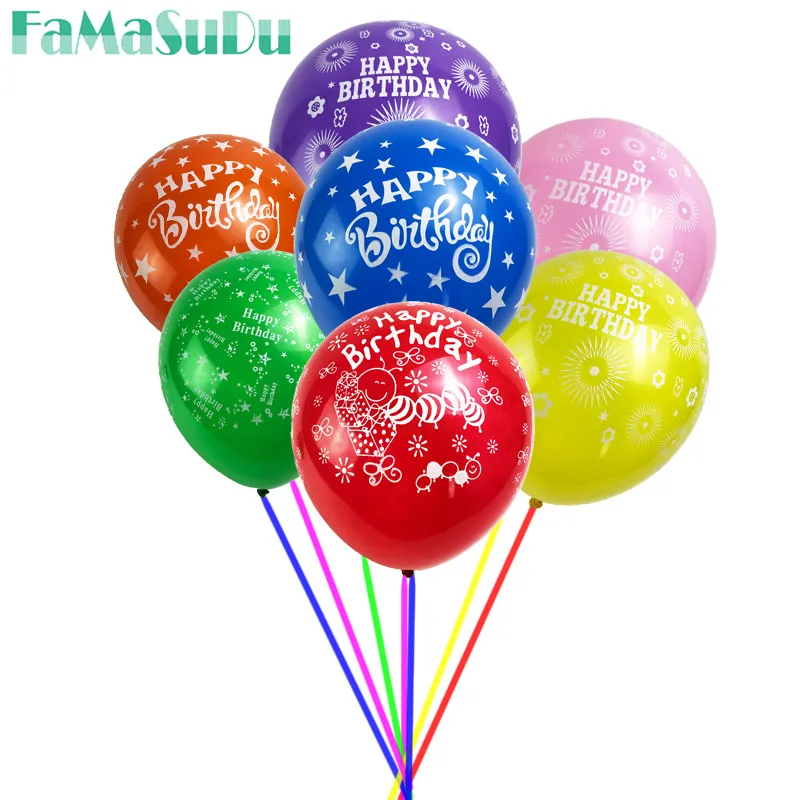 20pcs lot happy birthday balloons party decoration letters balloons birthday