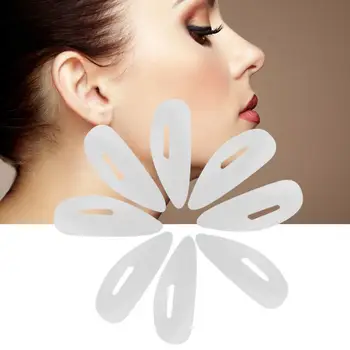 

8pcs Silicone Eyelash Perming Pads Eyelashes Curling Styling Arc Patch (White) Eyelash Curler