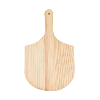 

9 Inch Wooden Pizza Peel Cheese Serving Tray Plate Cutting Chopping Board QP2