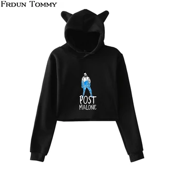 

Post Malone Cat Ear Sweatshirt Women Hoodies Casual Soft Fashion New Style Oversize Pullover Sweatshirt Plus Size