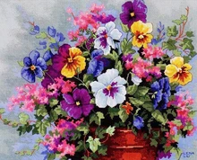 

Embroidery Needlework Cross Stitch Full Square Rhinestones Diamond Painting Flowers Vase Full Drill 3D Diy Diamond Painting