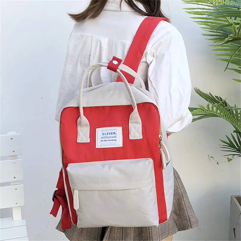 

Backpacks Women Nylon bagpack School Bag for teenagers Multifunction backpack fashion youth korean style shoulder bag for girls
