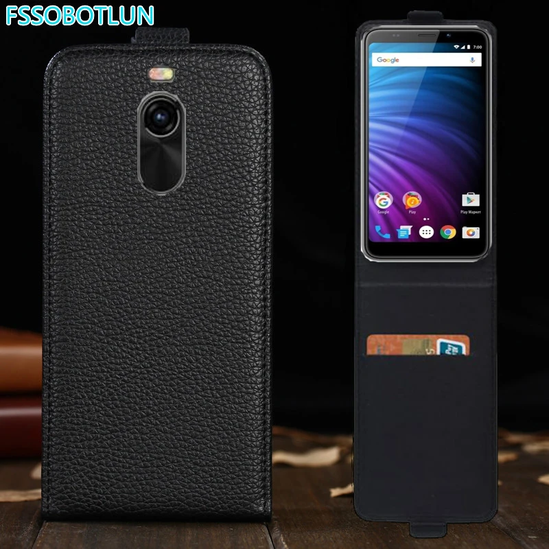 

FSSOBOTLUN For Vertex Impress Nero 2018 Case High Quality Up and Down Flip PU Leather Cartoon Drawing Vertical Phone Cover
