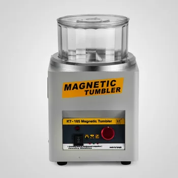

KT185 Magnetic Tumbler 180mm Jewelry Polisher Super Finishing Machine 220V