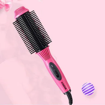

2 In 1 Electric Pro Hair Dryer Brush Curling Iron Hair Curler Ions Ceramic Rotating Hairdryer Comb Blow Dryer Hair Styling Tool