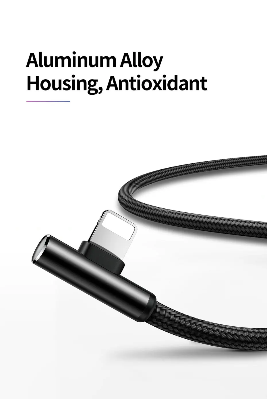 Mcdodo 90 Degree USB Cable For iPhone X Xs Max XR Fast Charging Data Cable For iPad iPhone 8 7 6s Plus 5s with LED Light (7)