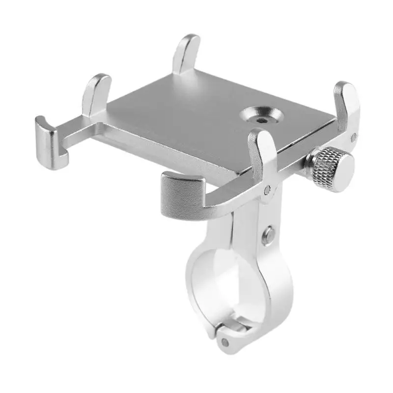 Silver GUB PRO2 Алюминий сплав руль велосипеда велосипедный держатель для телефона кронштейны Сотовая связь держатель для телефона на велосипед для 3,5-6.2in смартфон - Цвет: Silver